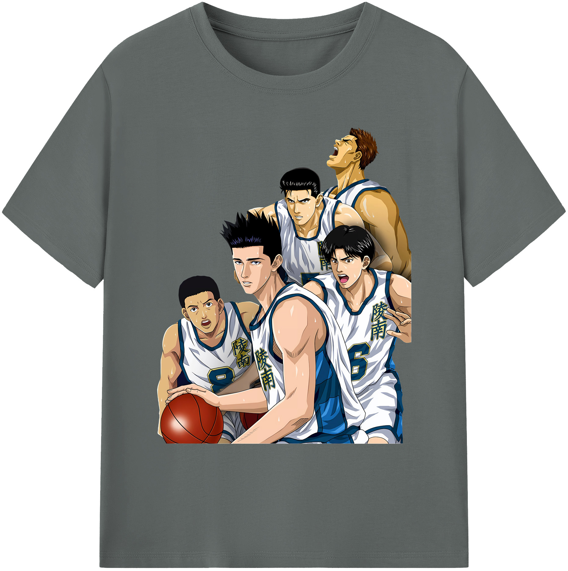 （画像用） SLAM DUNK／スラムダンク 綿100％ メンズ半袖Tシャツ｜肌触りやわらか＆通気性